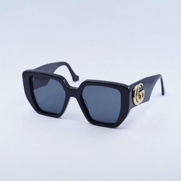 Gucci GG0956S 003 Sunglasses Black Square Frame, Grey Lenses main image 13